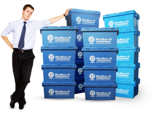 plastic moving boxes for office use