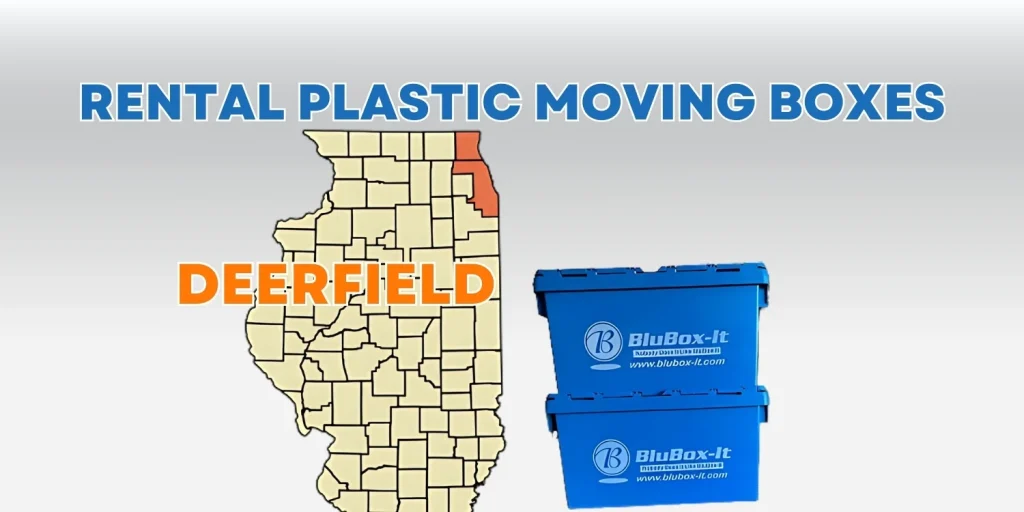 Rent Plastic Moving Crates in Deerfield