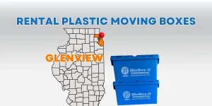 Rent Plastic Moving Crates in Glenview