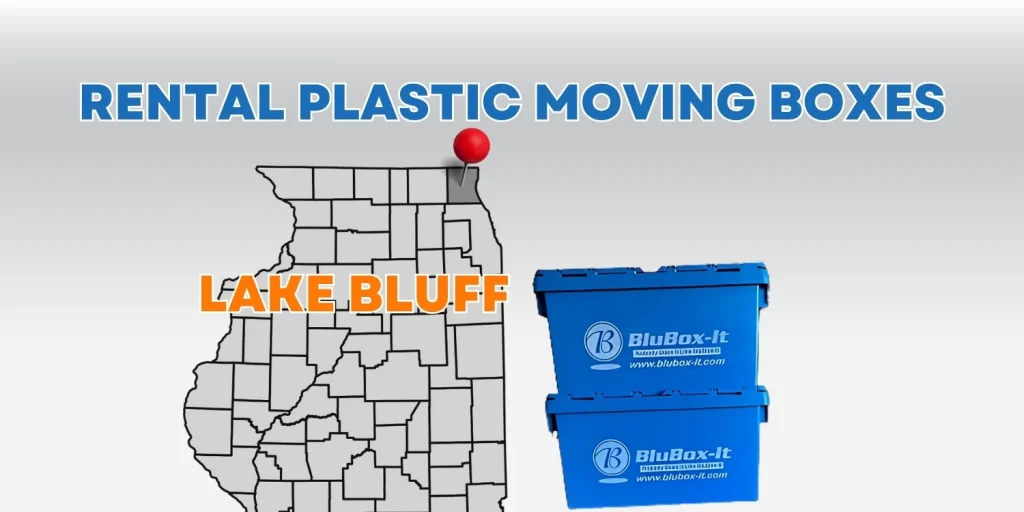 Rent Plastic Moving Crates in Lake Bluff