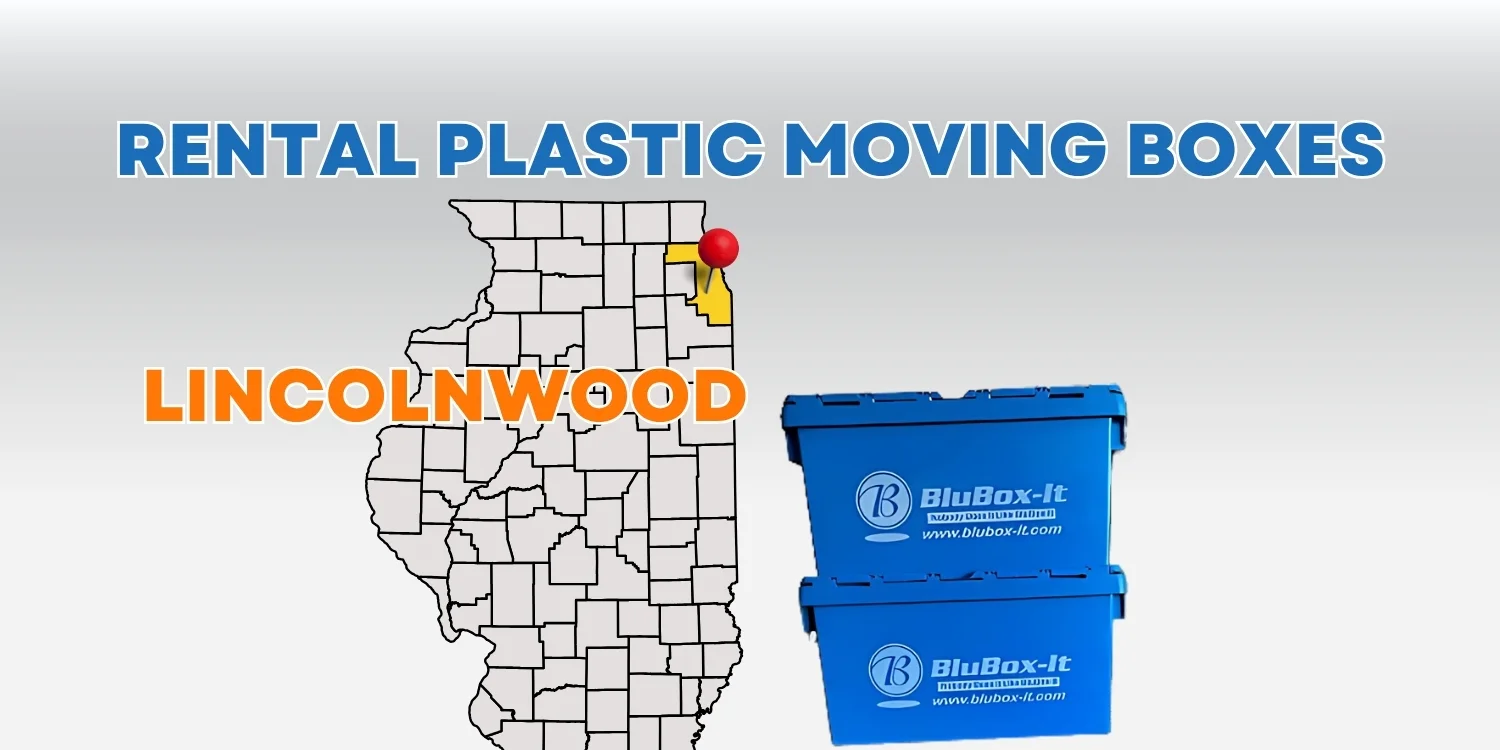 Rent Plastic Moving Crates in Lincolnwood