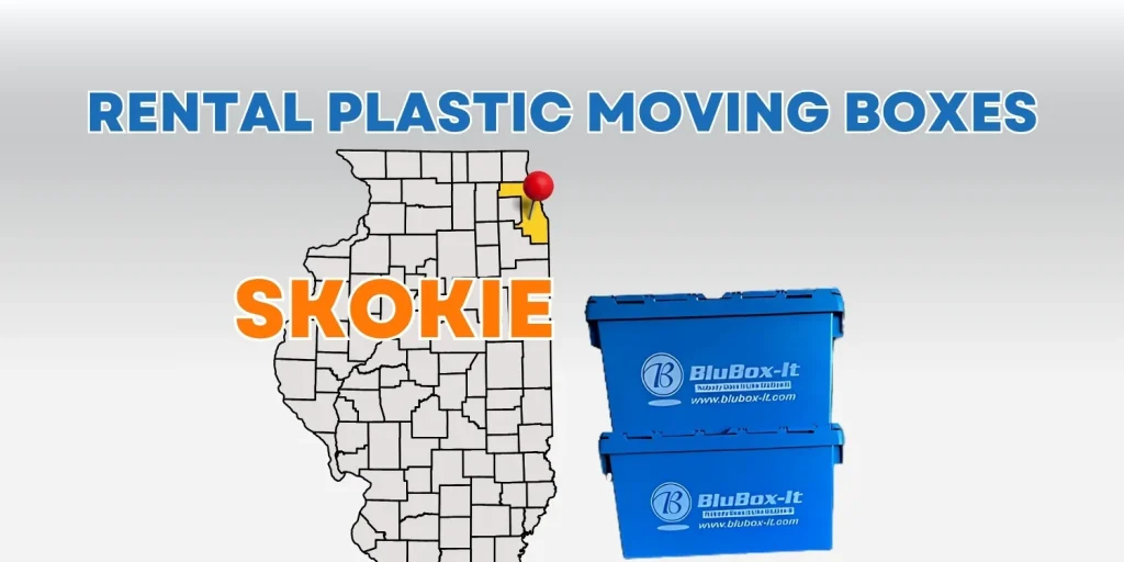 Rent Plastic Moving Crates in Skokie