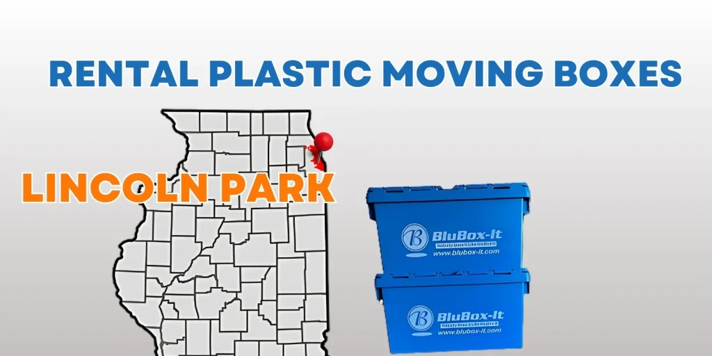 Rental Moving Crates in Lincoln Park