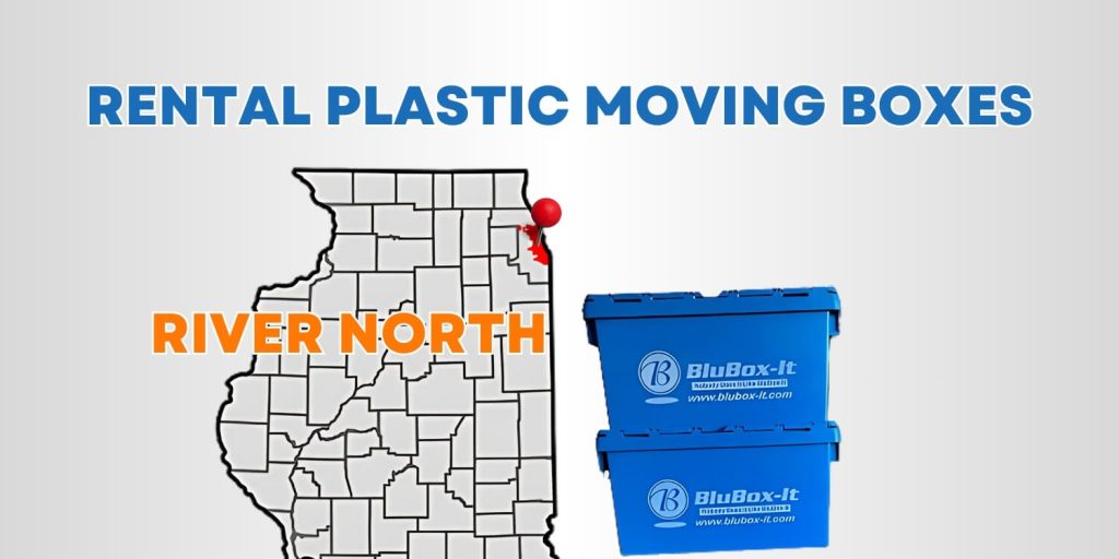 rent plastic moving crates in river north