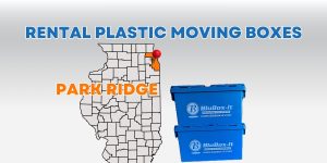 rent plastic moving crates in park ridge