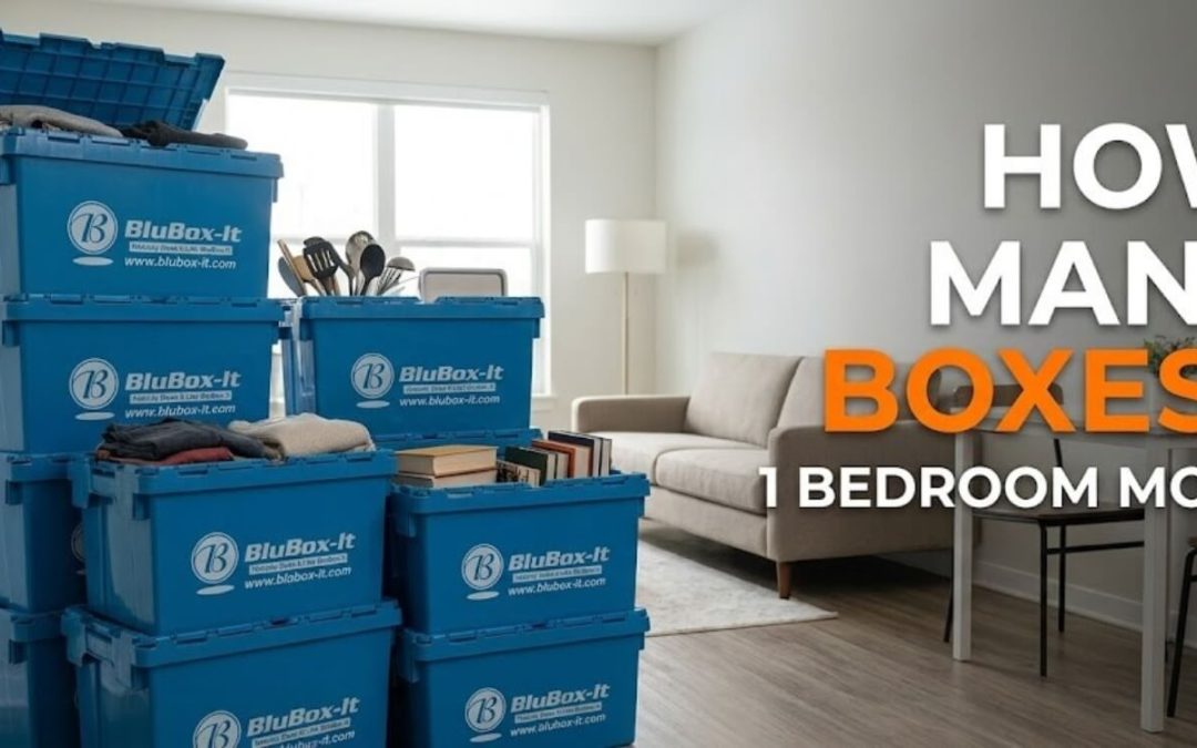 Moving Boxes for a 1-Bedroom Apartment
